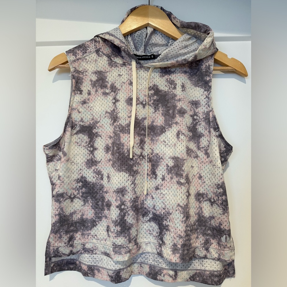 Thrive Societe Mesh Hoodie Tank